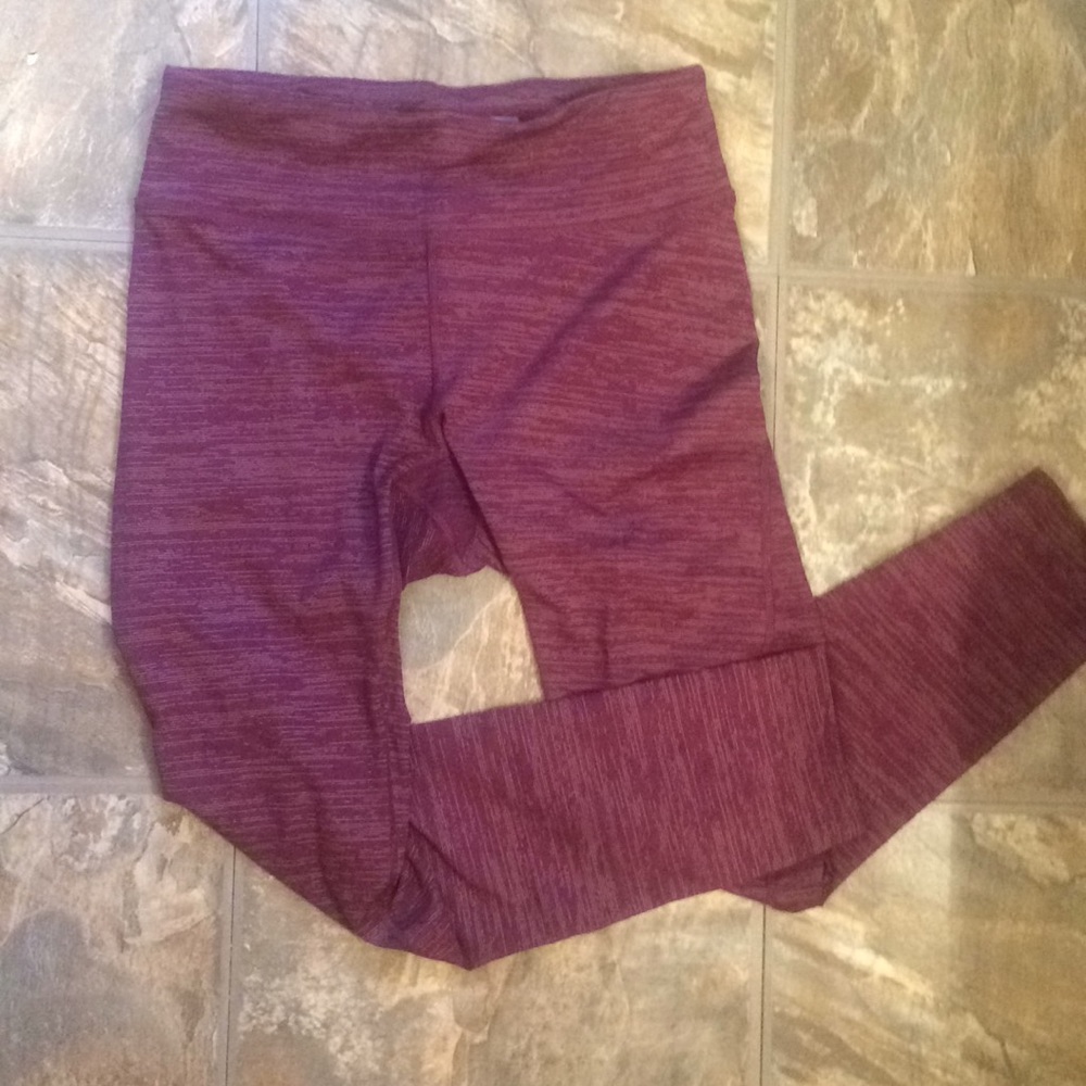 NWT Outdoor Voices Tech Sweat Plum Leggings